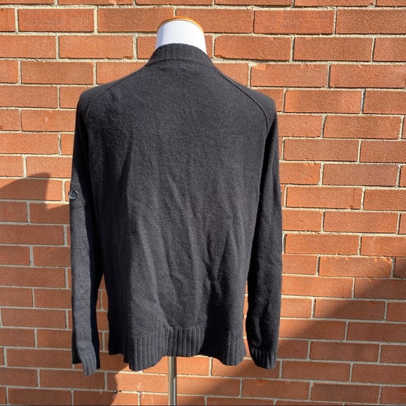 MICHAEL KORS Classic Black Cardigan 100% Cashmere Sweater XS - Picture 3 of 3